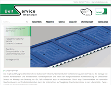 Tablet Screenshot of beltservice.de