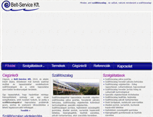 Tablet Screenshot of beltservice.hu